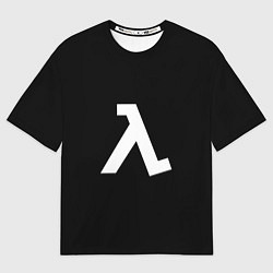 Футболка оверсайз мужская Half-Life, цвет: 3D-принт