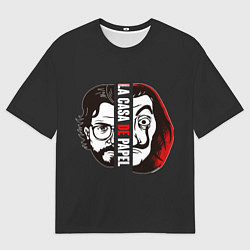 Футболка оверсайз мужская La casa de papel, цвет: 3D-принт