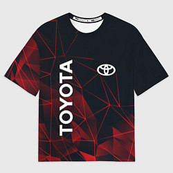 Футболка оверсайз мужская TOYOTA, цвет: 3D-принт