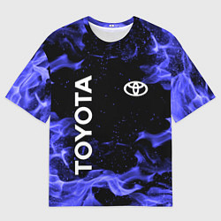 Футболка оверсайз мужская TOYOTA, цвет: 3D-принт