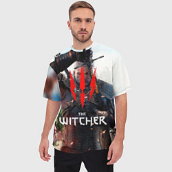 Футболка оверсайз мужская The Witcher, цвет: 3D-принт — фото 2