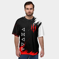 Футболка оверсайз мужская The Witcher, цвет: 3D-принт — фото 2