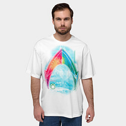 Футболка оверсайз мужская MERA, цвет: 3D-принт — фото 2