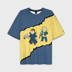 Мужская футболка оверсайз Fallout New Vegas Boys