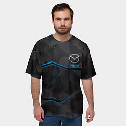 Футболка оверсайз мужская MAZDA, цвет: 3D-принт — фото 2