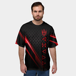 Футболка оверсайз мужская The Witcher, цвет: 3D-принт — фото 2