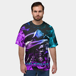 Футболка оверсайз мужская VALORANT OMEN, цвет: 3D-принт — фото 2
