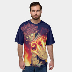 Футболка оверсайз мужская FAIRY TAIL ХВОСТ ФЕИ, цвет: 3D-принт — фото 2