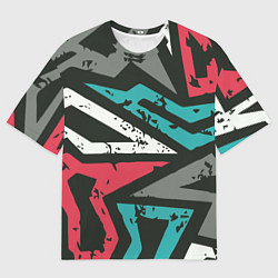 Футболка оверсайз мужская Geometric Abstraction, цвет: 3D-принт