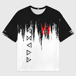 Футболка оверсайз мужская The Witcher, цвет: 3D-принт