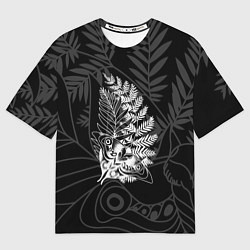 Футболка оверсайз мужская ЭЛЛИ ТАТУИРОВКА, цвет: 3D-принт