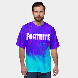 Футболка оверсайз мужская FORTNITE ФОРТНАЙТ, цвет: 3D-принт — фото 2