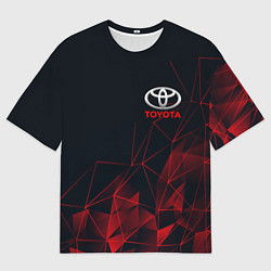 Футболка оверсайз мужская TOYOTA, цвет: 3D-принт