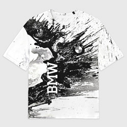 Футболка оверсайз мужская BMW, цвет: 3D-принт