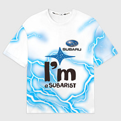Мужская футболка оверсайз SUBARU