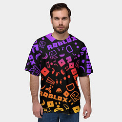 Футболка оверсайз мужская Roblox, цвет: 3D-принт — фото 2