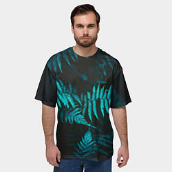 Футболка оверсайз мужская ПАПОРОТНИК, цвет: 3D-принт — фото 2