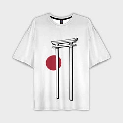 Мужская футболка оверсайз Япония Тории Z