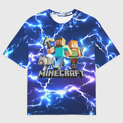 Футболка оверсайз мужская MINECRAFT МАЙНКРАФТ, цвет: 3D-принт
