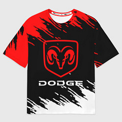 Футболка оверсайз мужская DODGE, цвет: 3D-принт