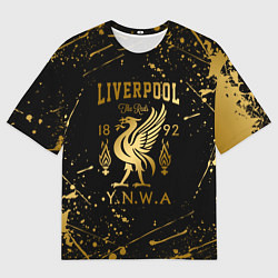 Мужская футболка оверсайз LIVERPOOL ЛИВЕРПУЛЬ