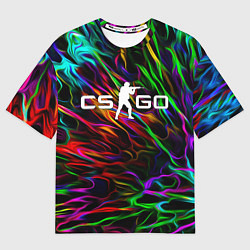 Мужская футболка оверсайз CS GO КС ГО