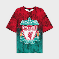 Мужская футболка оверсайз LIVERPOOL
