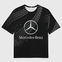 Футболка оверсайз мужская MERCEDES, цвет: 3D-принт