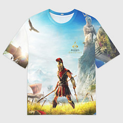 Футболка оверсайз мужская AssassinS Creed Origins odyssey, цвет: 3D-принт