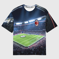 Футболка оверсайз мужская FC MILAN, цвет: 3D-принт