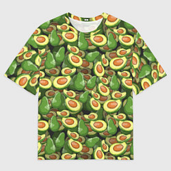 Мужская футболка оверсайз Avocado