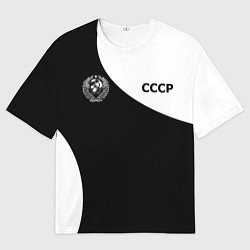 Футболка оверсайз мужская СССР, цвет: 3D-принт