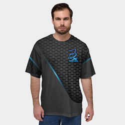 Футболка оверсайз мужская Форма для мотокросса FOX, цвет: 3D-принт — фото 2