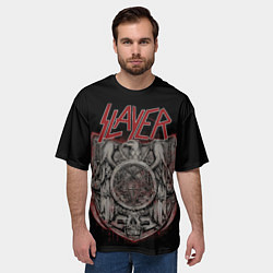 Футболка оверсайз мужская Slayer, цвет: 3D-принт — фото 2
