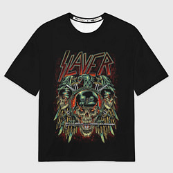 Футболка оверсайз мужская Slayer, цвет: 3D-принт