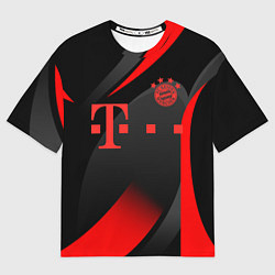 Футболка оверсайз мужская FC Bayern Munchen, цвет: 3D-принт