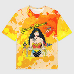 Футболка оверсайз мужская Принцесса амазонок Диана, цвет: 3D-принт