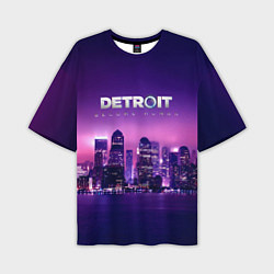 Мужская футболка оверсайз Detroit Become Human S