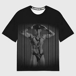Футболка оверсайз мужская Dungeon Master Grey, цвет: 3D-принт