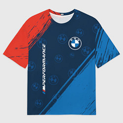 Мужская футболка оверсайз BMW БМВ
