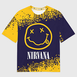 Футболка оверсайз мужская NIRVANA НИРВАНА, цвет: 3D-принт