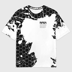 Футболка оверсайз мужская NASA, цвет: 3D-принт