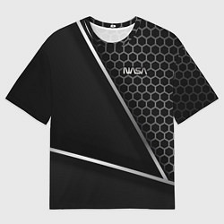 Футболка оверсайз мужская NASA, цвет: 3D-принт