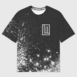 Футболка оверсайз мужская LINDEMANN ЛИНДЕМАНН, цвет: 3D-принт