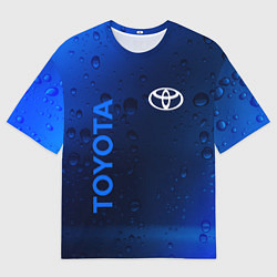 Футболка оверсайз мужская TOYOTA ТОЙОТА, цвет: 3D-принт