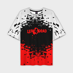 Мужская футболка оверсайз Left 4 Dead