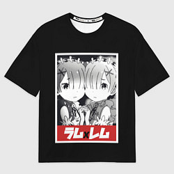 Футболка оверсайз мужская Re:Zero, цвет: 3D-принт