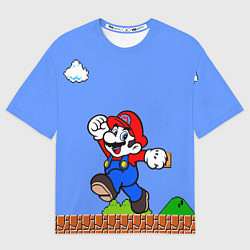Футболка оверсайз мужская Mario, цвет: 3D-принт