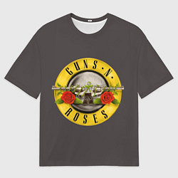 Мужская футболка оверсайз Guns n Roses