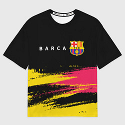 Футболка оверсайз мужская BARCELONA БАРСЕЛОНА, цвет: 3D-принт